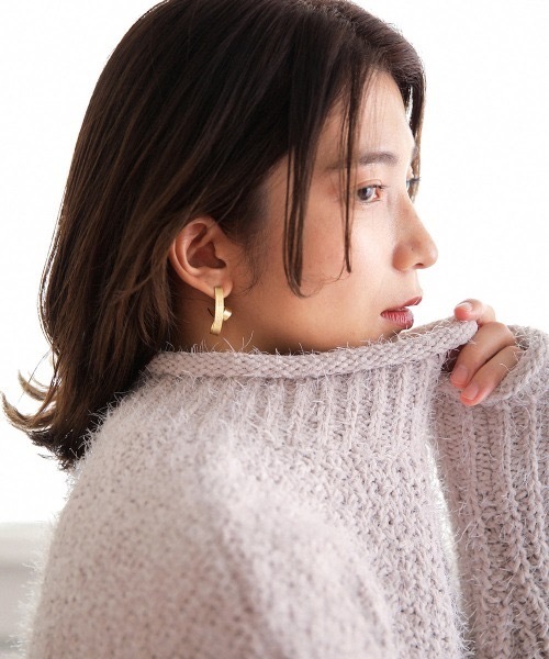 Bou Jeloud（ブージュルード）の「デザインピアス（ピアス（両耳用）・レディース・ゴールド/シルバー・ﾌﾘ-）」の4枚目の写真