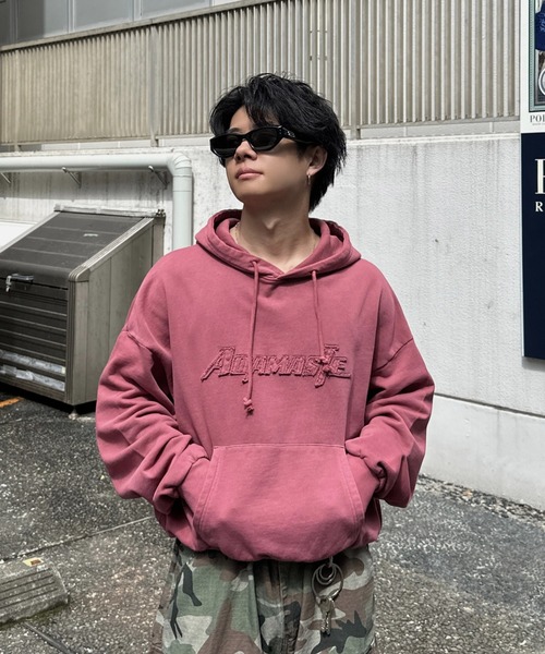 pigment logo hoodie - ピグメントロゴフーディ（パーカー