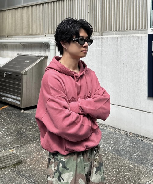 pigment logo hoodie - ピグメントロゴフーディ（パーカー
