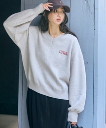 高身長 スウェットライクロゴニット(トールサイズ)Essenave