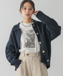 GLOBAL WORK | ヘビロッTEEワイドプリント長袖/147641(Tシャツ/カットソー)