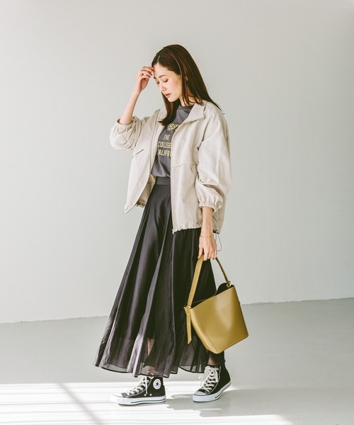 セール】ヘビロッTEEワイドプリント長袖/147641（Tシャツ/カットソー