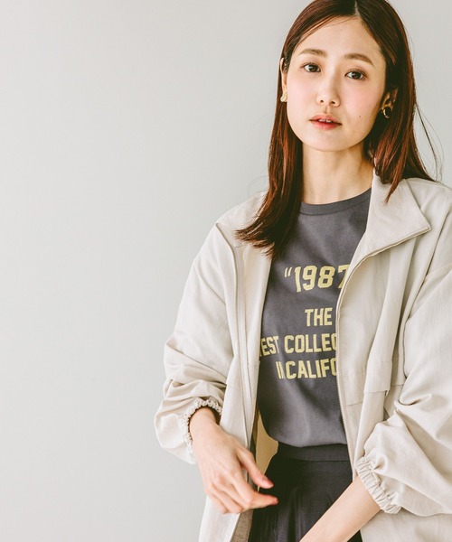 GLOBAL WORK（グローバルワーク）の「ヘビロッTEEワイドプリント長袖/147641（Tシャツ/カットソー・レディース・スミクロ/杢グレー/ホワイト系その他6/ホワイト系その他5・SMALL/LARGE/MEDIUM）」の10枚目の写真