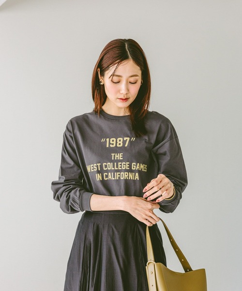 セール】ヘビロッTEEワイドプリント長袖/147641（Tシャツ