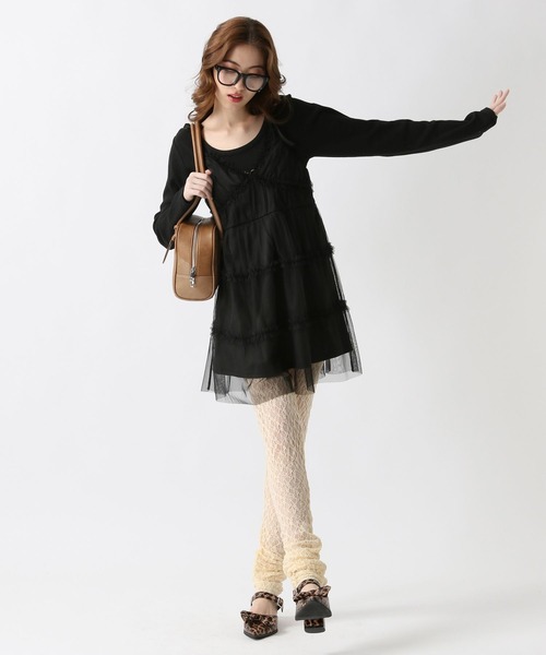 FOREVER 21（フォーエバー トゥエンティーワン）の「【2025SS】レースレギンス（レギンス/スパッツ・レディース・ナチュラル/ブラック・SMALL/MEDIUM）」の22枚目の写真