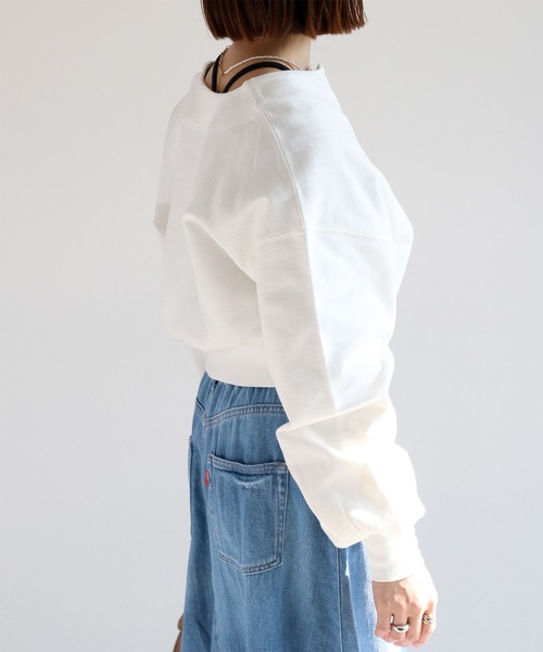 cepo（セポ）の「ミニ裏毛ダブルジップスウェットカーディガン（スウェット・レディース・イエロー/ブラック/オフホワイト・M）」の16枚目の写真