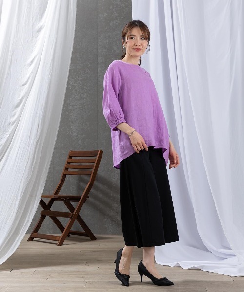 STUDIO PICONE(スタジオピッコーネ)の「ワイドレッグパンツ(その他パンツ・レディース・ベージュ/ブラック/ライトグレー・LL/M/L)」の20枚目の写真