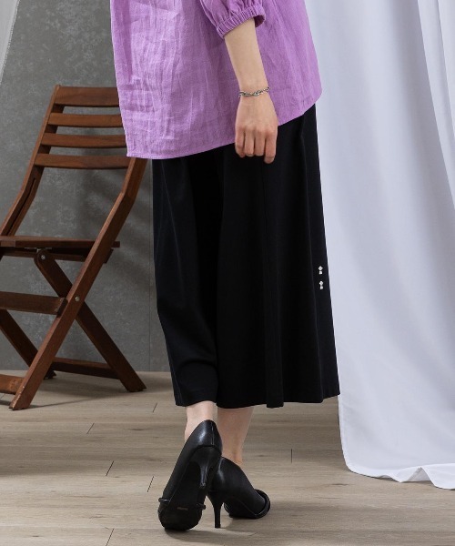 STUDIO PICONE(スタジオピッコーネ)の「ワイドレッグパンツ(その他パンツ・レディース・ベージュ/ブラック/ライトグレー・LL/M/L)」の16枚目の写真