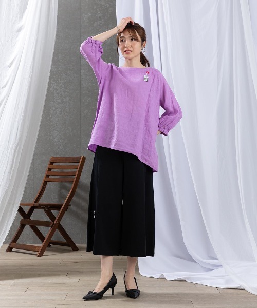 STUDIO PICONE(スタジオピッコーネ)の「ワイドレッグパンツ(その他パンツ・レディース・ベージュ/ブラック/ライトグレー・LL/M/L)」の19枚目の写真