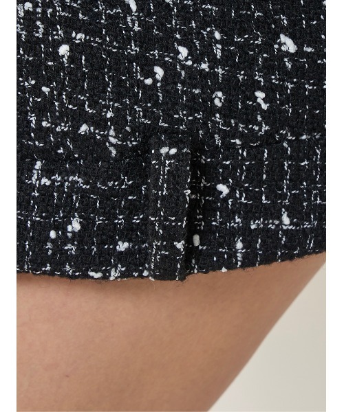 専用です　ダーリッチ　カフスデザインオーバーツイードジャケット　ブラック ダーリッチ Darich カフスデザインオーバーツイードジャケット