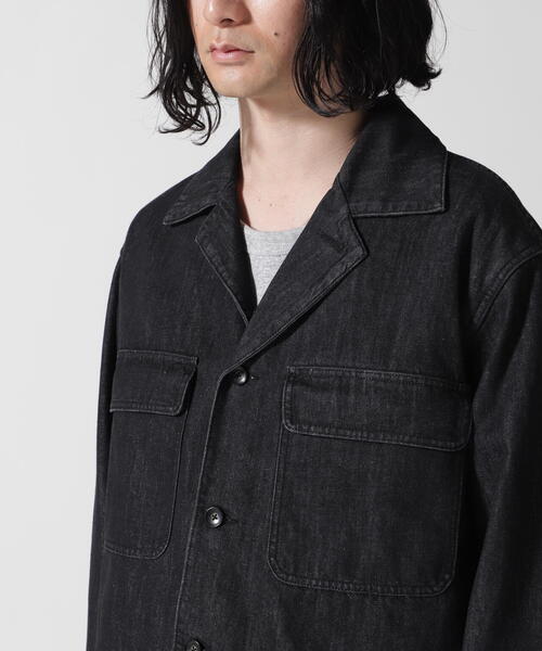 Toironier（トワロニエ）の「Toironier/トワロニエ/Denim G-Jacket（デニムジャケット・メンズ・ブラック・2/1）」の4枚目の写真