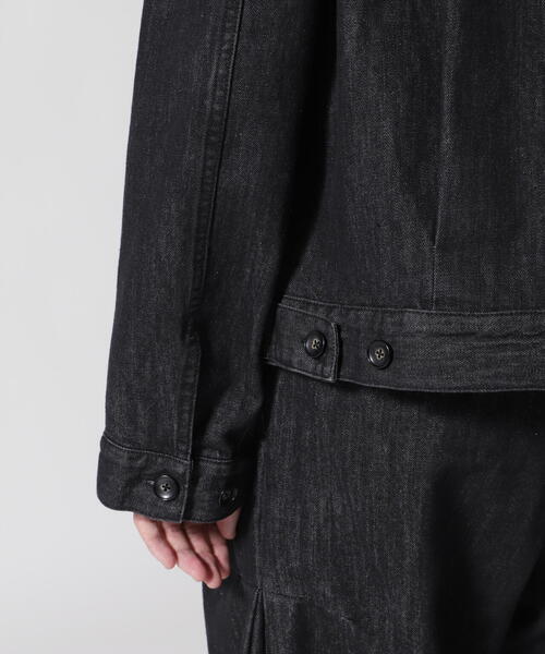 Toironier（トワロニエ）の「Toironier/トワロニエ/Denim G-Jacket（デニムジャケット・メンズ・ブラック・2/1）」の6枚目の写真