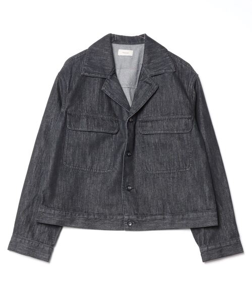 Toironier（トワロニエ）の「Toironier/トワロニエ/Denim G-Jacket（デニムジャケット・メンズ・ブラック・2/1）」の16枚目の写真