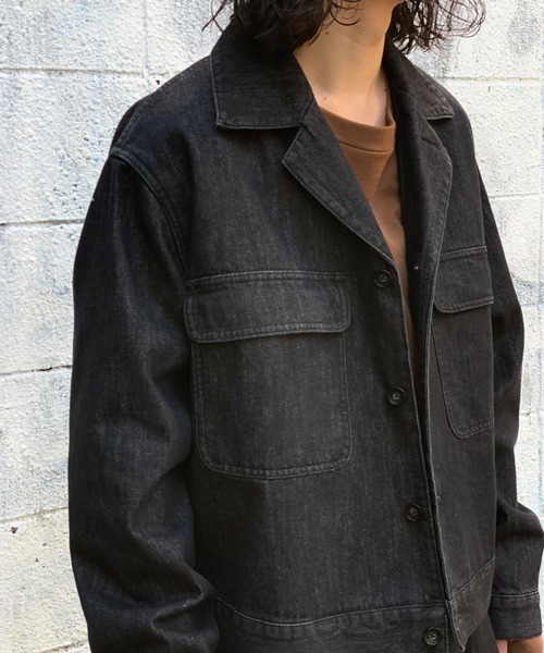 Toironier（トワロニエ）の「Toironier/トワロニエ/Denim G-Jacket（デニムジャケット・メンズ・ブラック・2/1）」の14枚目の写真