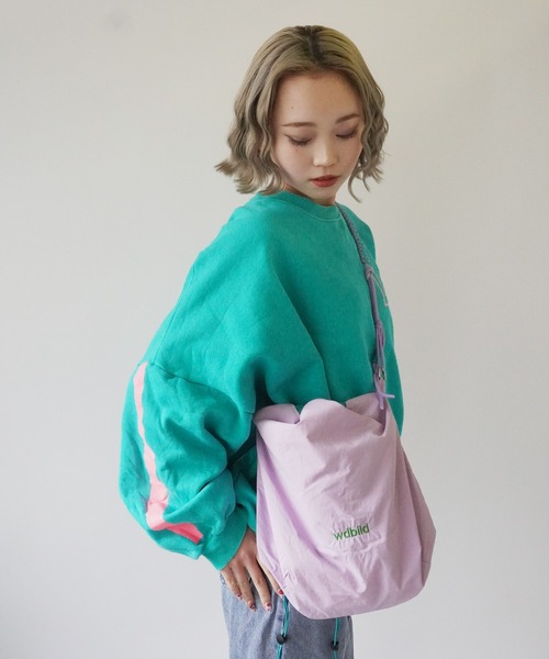 Port（ポート）の「【 Port / ポート 】 ロープ編み込み マルチ 巾着 ショルダーバッグ #（ショルダーバッグ・レディース・カーキ/イエロー/パープル・FREE）」の4枚目の写真