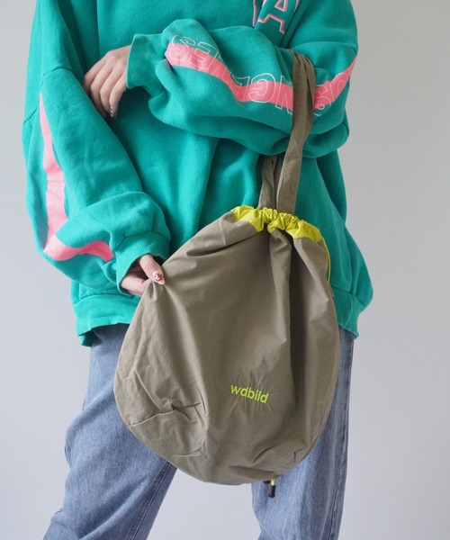 Port（ポート）の「【 Port / ポート 】 ロープ編み込み マルチ 巾着 ショルダーバッグ #（ショルダーバッグ・レディース・カーキ/イエロー/パープル・FREE）」の11枚目の写真