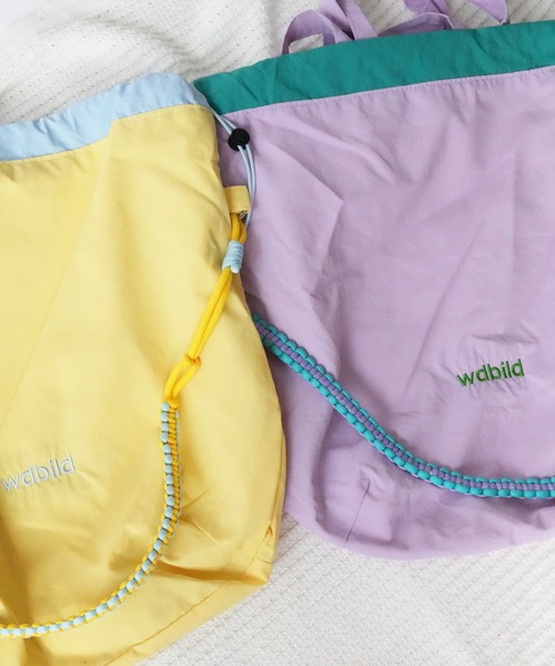 Port（ポート）の「【 Port / ポート 】 ロープ編み込み マルチ 巾着 ショルダーバッグ #（ショルダーバッグ・レディース・カーキ/イエロー/パープル・FREE）」の13枚目の写真