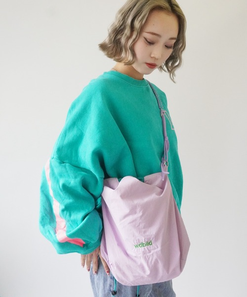 Port（ポート）の「【 Port / ポート 】 ロープ編み込み マルチ 巾着 ショルダーバッグ #（ショルダーバッグ・レディース・カーキ/イエロー/パープル・FREE）」の18枚目の写真