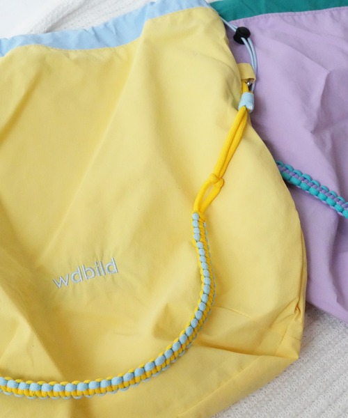 Port（ポート）の「【 Port / ポート 】 ロープ編み込み マルチ 巾着 ショルダーバッグ #（ショルダーバッグ・レディース・カーキ/イエロー/パープル・FREE）」の21枚目の写真