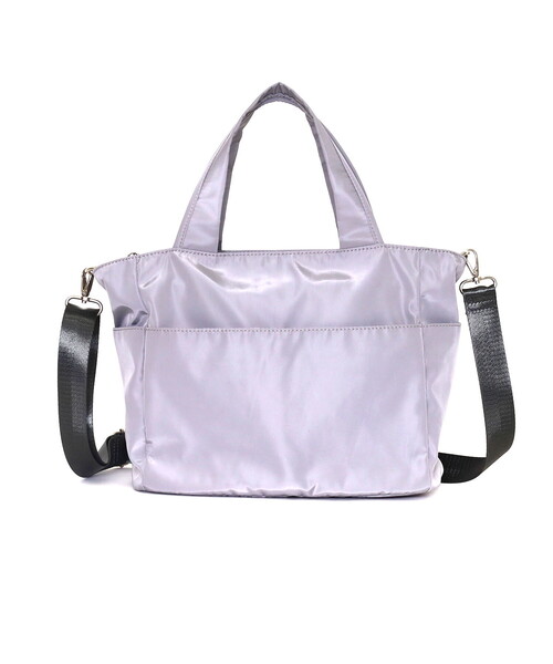 COOCO（クーコ）の「内装仕切り2ＷＡＹトートバッグ／Ａ４対応（ショルダーバッグ・レディース・ブラック/グレー・FREE）」の9枚目の写真