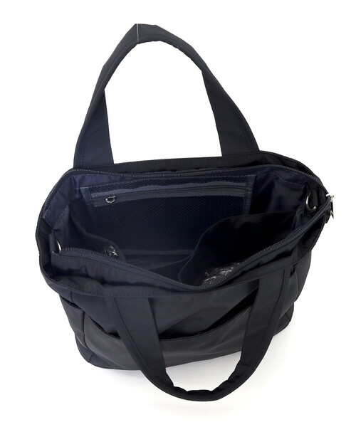 COOCO（クーコ）の「内装仕切り2ＷＡＹトートバッグ／Ａ４対応（ショルダーバッグ・レディース・ブラック/グレー・FREE）」の13枚目の写真