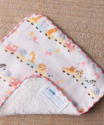 COCO WALK（ココウォーク）の「COCO WALK:ミニハンカチ（アニマルトレイン）（ハンカチ/ハンドタオル・キッズ）」