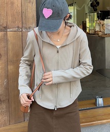 裾レースロングスリーブトップス