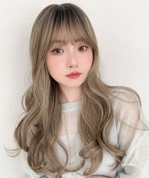 Brightlele（ブライトララ）の「「 リラックスセミロング 2タイプ 」 ウィッグ ロング 自然 グラデーション フルウィッグ レディース（ウィッグ）」