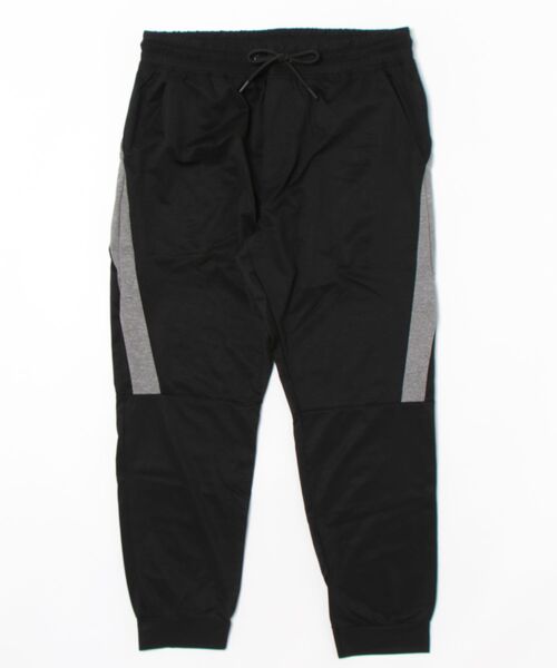 STYLEBLOCK（スタイルブロック）の「ドライストレッチ切り替えジョガーパンツ（その他パンツ・メンズ・ブラック/杢グレー・M/L）」の2枚目の写真