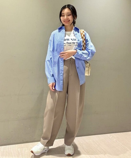 サイドタックブラウスシャツ【韓国ファッション】【春夏新商品
