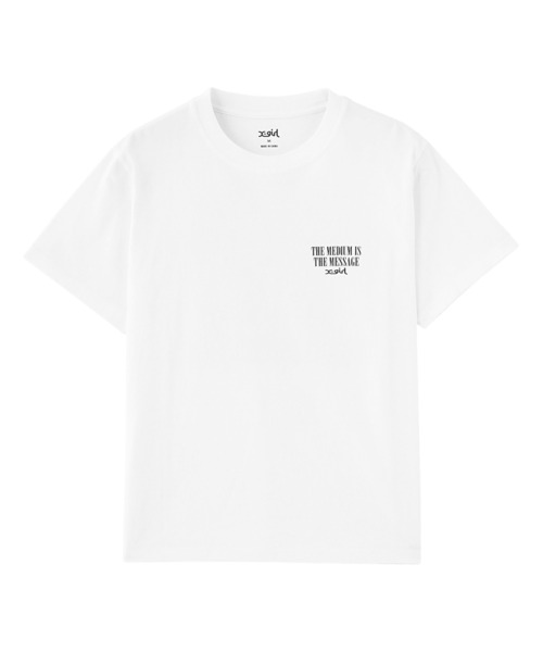 VINTAGE LABEL FACE LOGO S/S TEE（Tシャツ/カットソー）｜X