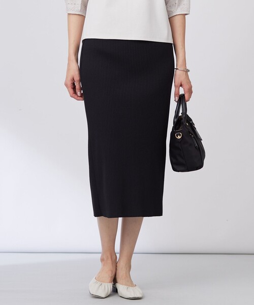 セール】【洗える】リブ ナロー スカート（スカート）｜J.PRESS Ladies