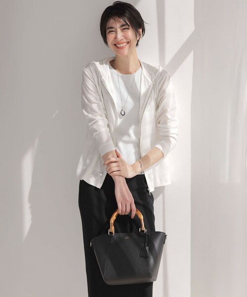 J.PRESS Ladies(J.プレス レディス)の「【洗える】リブ ナロー スカート(スカート・レディース・グレー系/ブラック系・XS)」の7枚目の写真