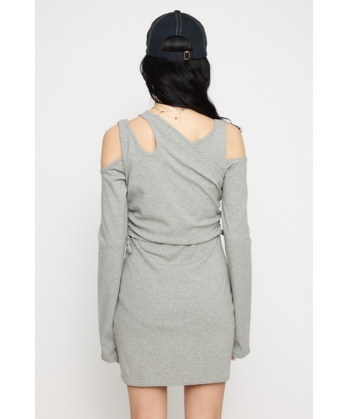 LAGUA GEM（ラグアジェム）の「2PIECE CUT ミニワンピース（ワンピース・レディース・ブラック/カーキ/杢グレー・SMALL/MEDIUM）」の22枚目の写真