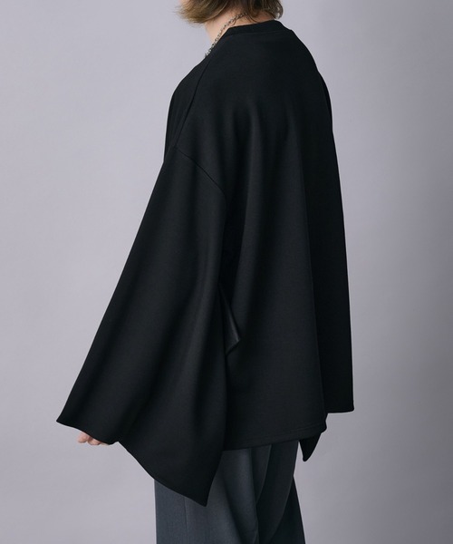 Ellno Loset(エルノロゼット)の「和スリーブフラワープリントロンT(Tシャツ/カットソー・メンズ・ブラック/オフホワイト・SMALL/MEDIUM/LARGE)」の21枚目の写真