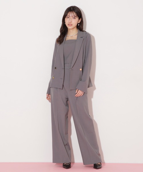 JILL by JILL STUART（ジルバイジルスチュアート）の「〈セットアップ対応〉フリルショルダービスチェ（シャツ/ブラウス・レディース・グレー/ブルー/ベージュ・FREE）」の12枚目の写真