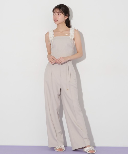 JILL by JILL STUART（ジルバイジルスチュアート）の「〈セットアップ対応〉フリルショルダービスチェ（シャツ/ブラウス・レディース・グレー/ブルー/ベージュ・FREE）」の20枚目の写真