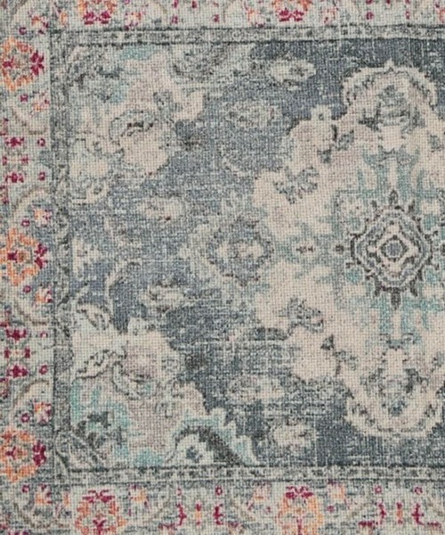 MILLION CARATS（ミリオンカラッツ）の「オリエンタルなラグデザインを施したアンティーク調の風合いが魅力のデジタルプリントランチョンマット（ランチョンマット/テーブルウェア・レディース・ブルー/オフホワイト/ピンク・FREE）」の17枚目の写真