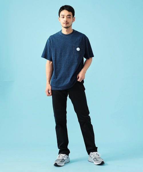 INDIGO半袖Tシャツ EDWIN エドウィン インディゴ Tシャツ 半袖（Tシャツ/カットソー