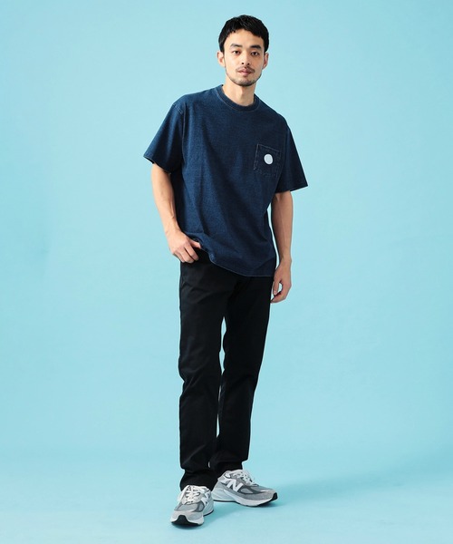 EDWIN（エドウィン）の「EDWIN エドウィン インディゴ Tシャツ 半袖（Tシャツ/カットソー・メンズ・インディゴブルー・MEDIUM/LARGE/X-LARGE）」の9枚目の写真