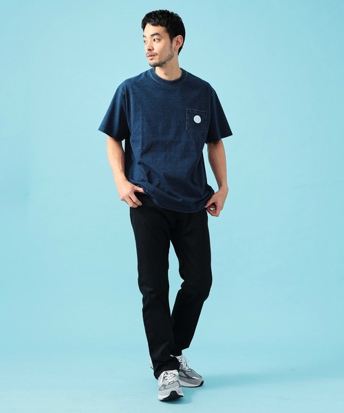 EDWIN エドウィン インディゴ Tシャツ 半袖（Tシャツ/カットソー