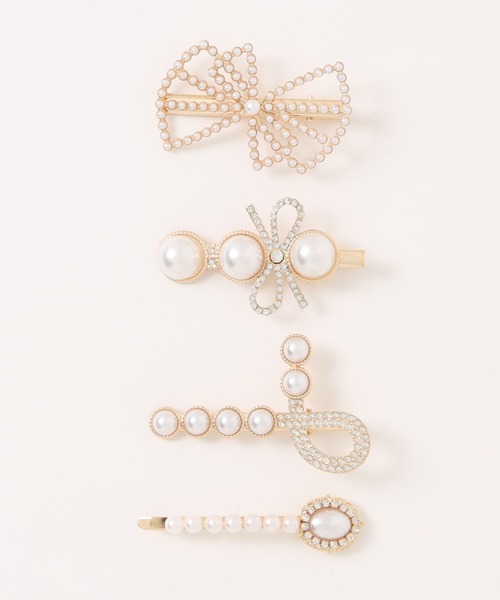 apres jour（アプレジュール）の「【apres jour×ARIAZ】アソートパールセットヘアピン（ヘアピン・レディース・ホワイト/ゴールド/その他/オフホワイト・FREE）」の6枚目の写真