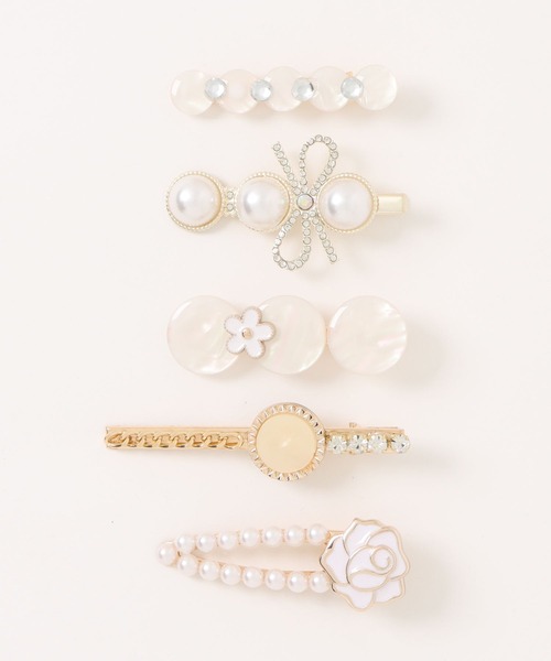 apres jour（アプレジュール）の「【apres jour×ARIAZ】アソートパールセットヘアピン（ヘアピン・レディース・ホワイト/ゴールド/その他/オフホワイト・FREE）」の9枚目の写真
