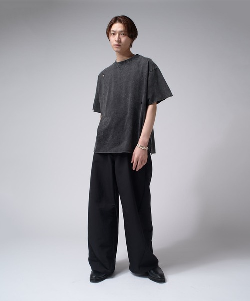 Lui's(ルイス)の「SHOTGUN T(Tシャツ/カットソー・メンズ・ブラック/チャコールグレー・FREE)」の15枚目の写真