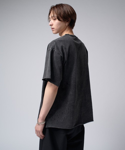 Lui's(ルイス)の「SHOTGUN T(Tシャツ/カットソー・メンズ・ブラック/チャコールグレー・FREE)」の13枚目の写真