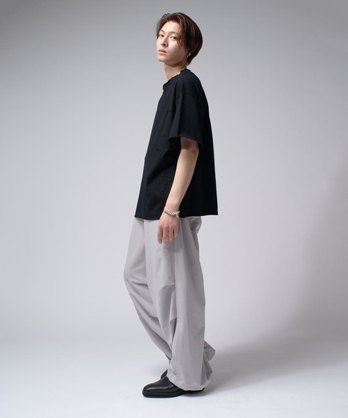 Lui's(ルイス)の「SHOTGUN T(Tシャツ/カットソー・メンズ・ブラック/チャコールグレー・FREE)」の8枚目の写真
