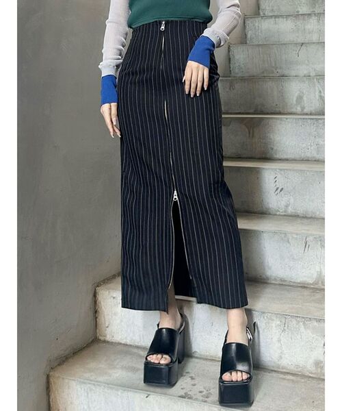 MURUA（ムルーア）の「マルチウェイナロースカート（スカート・レディース・その他2/ブラック/グレー・1/2）」の3枚目の写真