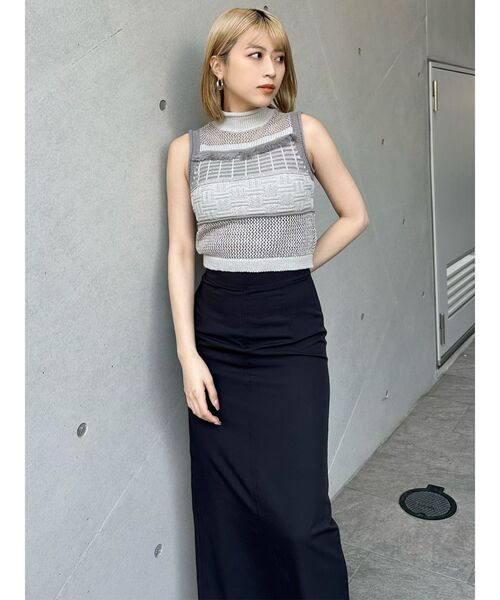 MURUA（ムルーア）の「マルチウェイナロースカート（スカート・レディース・その他2/ブラック/グレー・1/2）」の11枚目の写真