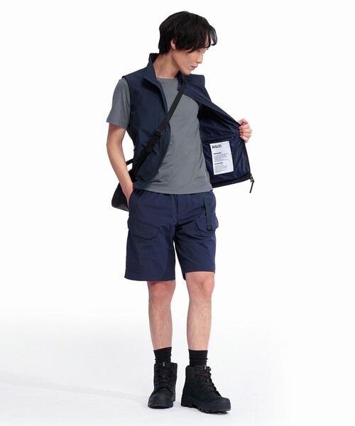 AIGLE(エーグル)の「吸水速乾 UVカット プライムフレックス ワンポイント刺繍ロゴ 半袖Tシャツ(Tシャツ/カットソー・メンズ・ブラック/グレー/ダークグリーン・XL/M/L/S)」の16枚目の写真