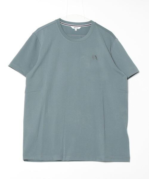 AIGLE(エーグル)の「吸水速乾 UVカット プライムフレックス ワンポイント刺繍ロゴ 半袖Tシャツ(Tシャツ/カットソー・メンズ・ブラック/グレー/ダークグリーン・XL/M/L/S)」の9枚目の写真